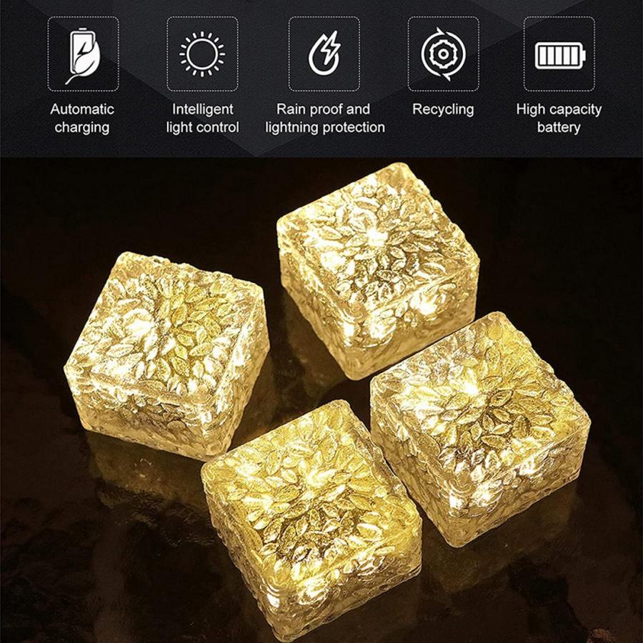 ソーラーキューブ ソーラーライト ガーデンライト 屋外 ライト LED ソーラー キューブ