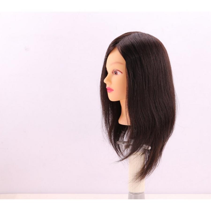 カットマネキン 人毛100％ カットモデル プロ仕様 カットウィッグ