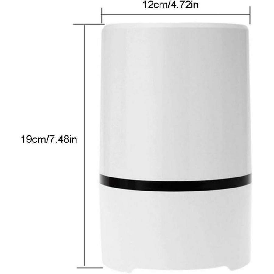 ポータブル空気清浄機 HEPAフィルター付き小型 USB給電 32dB 静音 卓上