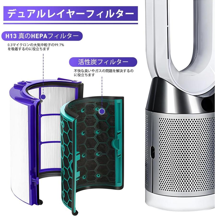 空気清浄機交換用 フィルター 互換品 TP04フィルター ダイソン HP04 TP04 DP04 TP05 DP05 Dyson HEPA ...