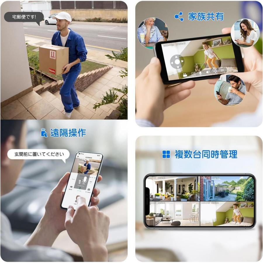 防犯カメラ 屋外 800万画素対応可 360°広角撮影 パンチルト可能 防犯カメラ 屋外 800万画素対応可 360°広角撮影 パンチルト可能