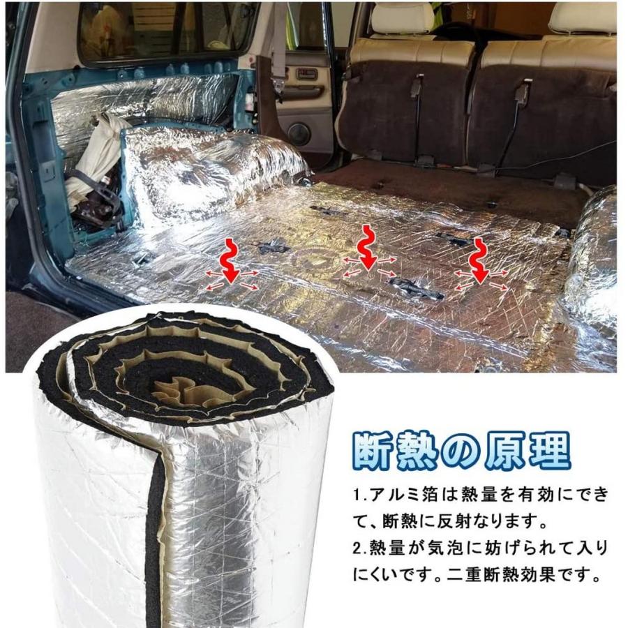 車用断熱マット 遮音防音材料 断熱マット ドア断熱 アルミ箔 フォーム シルバー 熱反射 吸音 エンジン用 遮音材料 断熱 防音材料 厚さ5mm Sl741 Janri通販 通販 Yahoo ショッピング