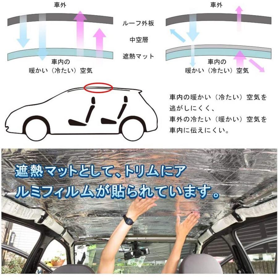 車用断熱マット 遮音防音材料 2点セット 断熱マット ドア断熱 アルミ箔 フォーム シルバー 熱反射 吸音 エンジン用 遮音材料 断熱 防音材料|janri|02