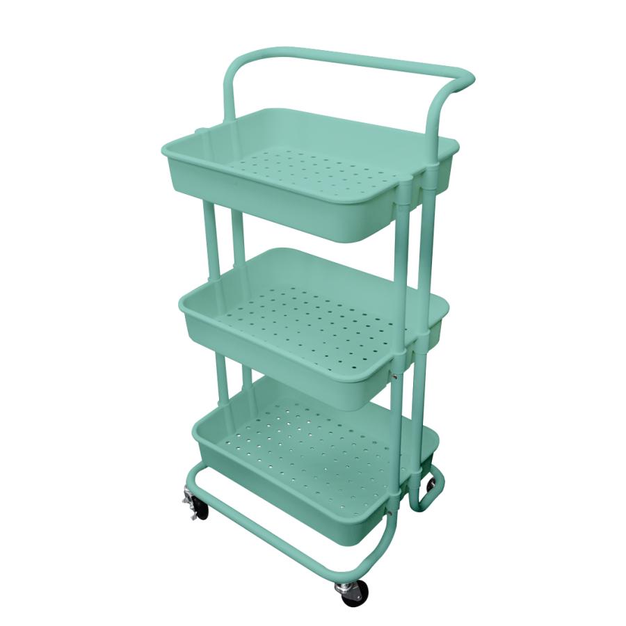 浜本工芸 キッチンワゴン ビンテージ トローリーワゴン キャスター付き キッチンワゴン キャスター付 スリム おしゃれ トローリー キッチン