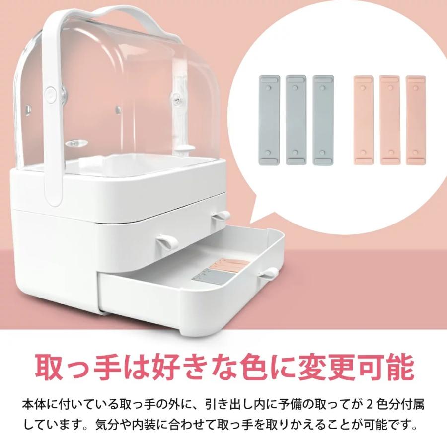 化粧品収納ボックス メイクケース防水大容量引き出し式卓上収納家庭用f Amazon | メイクボックス コスメボックス 化粧品収納ボックス