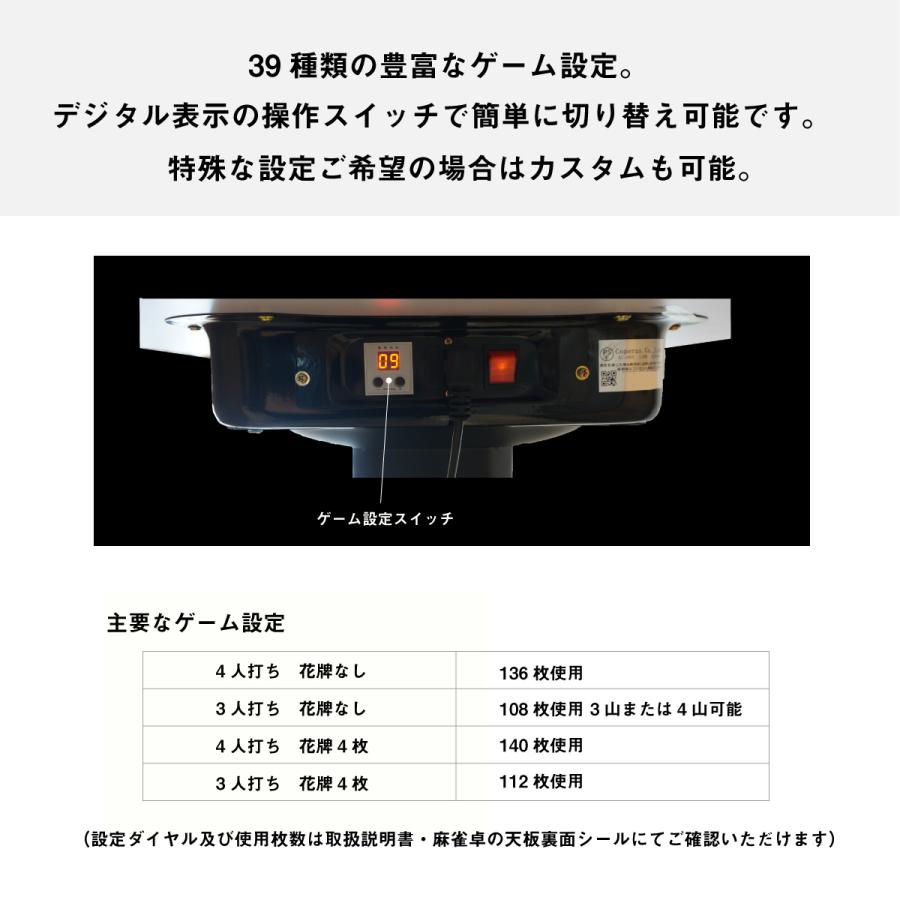 点数表示 全自動麻雀卓 MJ-REVO LIVE 折りたたみ ホワイト 28 点数表示 全自動麻雀卓 MJ-REVO LIVE 折りたたみ ホワイト 28