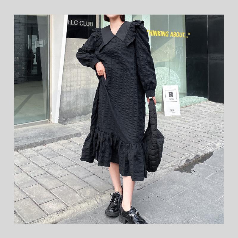 ロングワンピース ワンピース ハロウィン コスプレ マキシ丈 秋春  