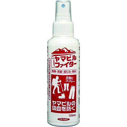 イカリ消毒 ヤマビル忌避 駆除 ヤマビルファイター 135ml 無臭 長期持続（Yahoo!・睦SHOP・ヤフーショッピング店）