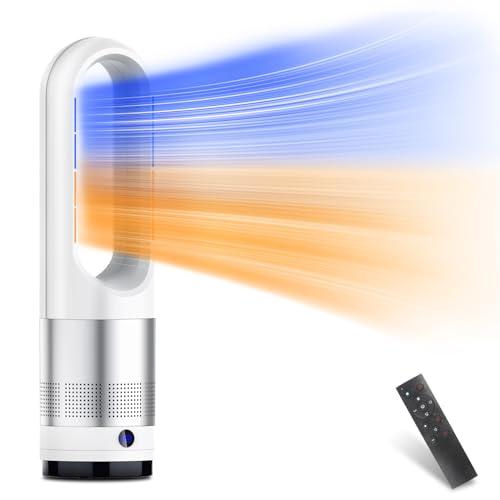 【2024冷暖兼用 羽根なし】セラミックヒーター 羽なし タワーファン 扇風機 2024冷暖兼用・羽根なしセラミックヒーター 羽なし タワーファン 温風