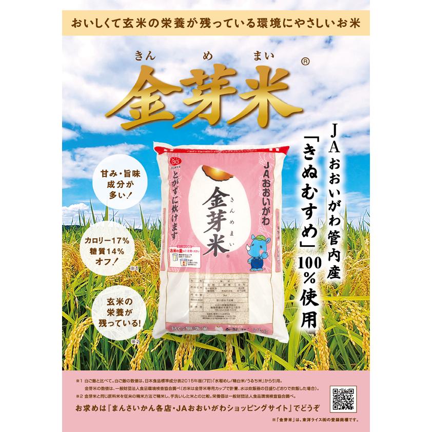 JAおおいがわ金芽米（5kg）※複数個ご注文する場合は、1個ずつご注文