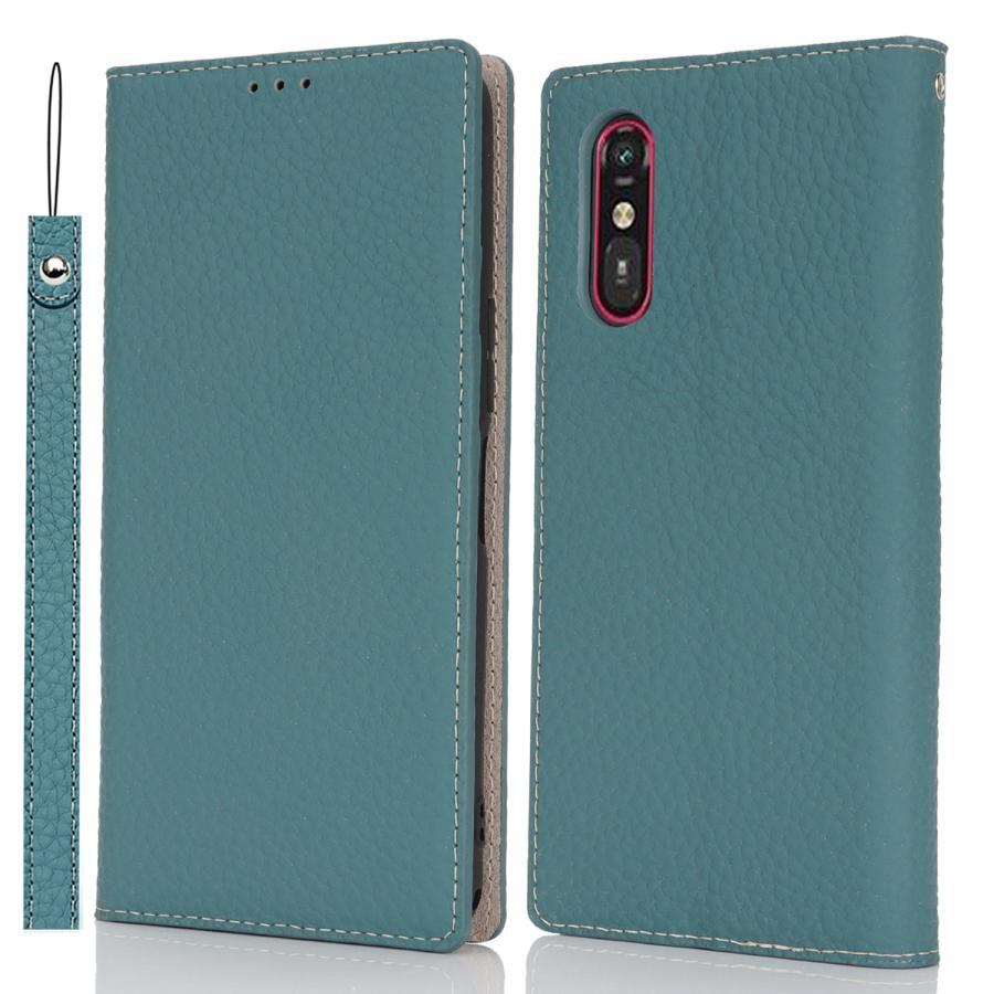らくらくスマートフォン a A401FC ワイモバイル ケース 手帳型 本革