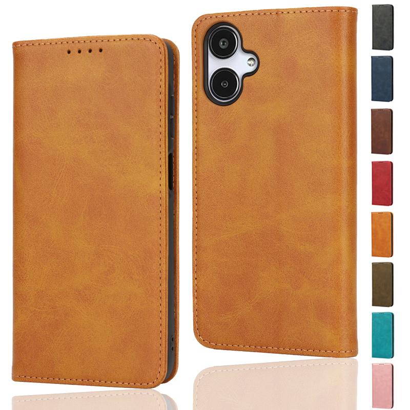 Samsung Galaxy A25 5G ブルー 手帳型ケース 付き　ブラウン Galaxy A A25 5G ケース 手帳型 au / SC-53F docomo SoftBank ワイ