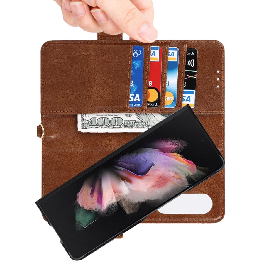 Galaxy Z fold 3 ケース 分離可能 耐衝撃 ペン収納 2in1 ギャラクシー 