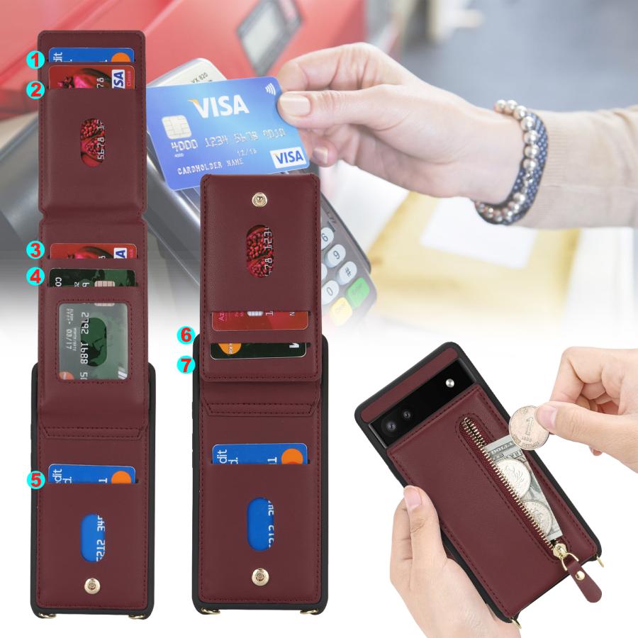 Google Pixel pixel 6 ケース ショルダー レオパード 6a スマホケース