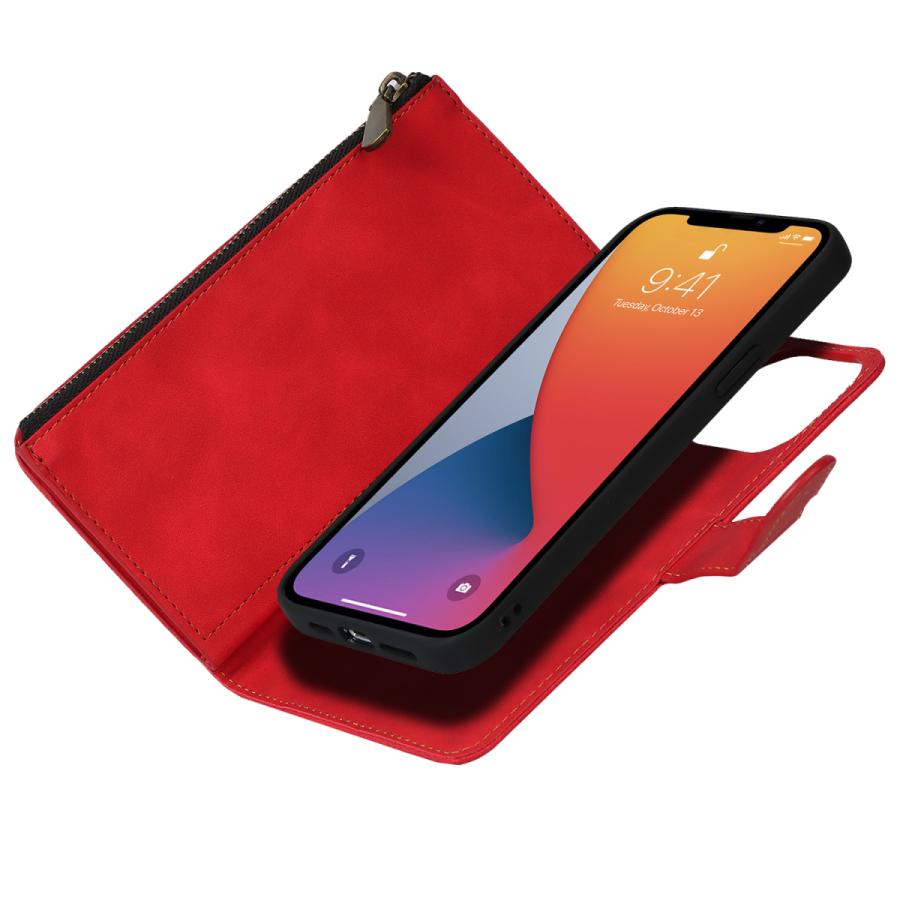 iPhone 13 pro max ケース 手帳型 2-IN-1 耐衝撃 iphone13 PRO