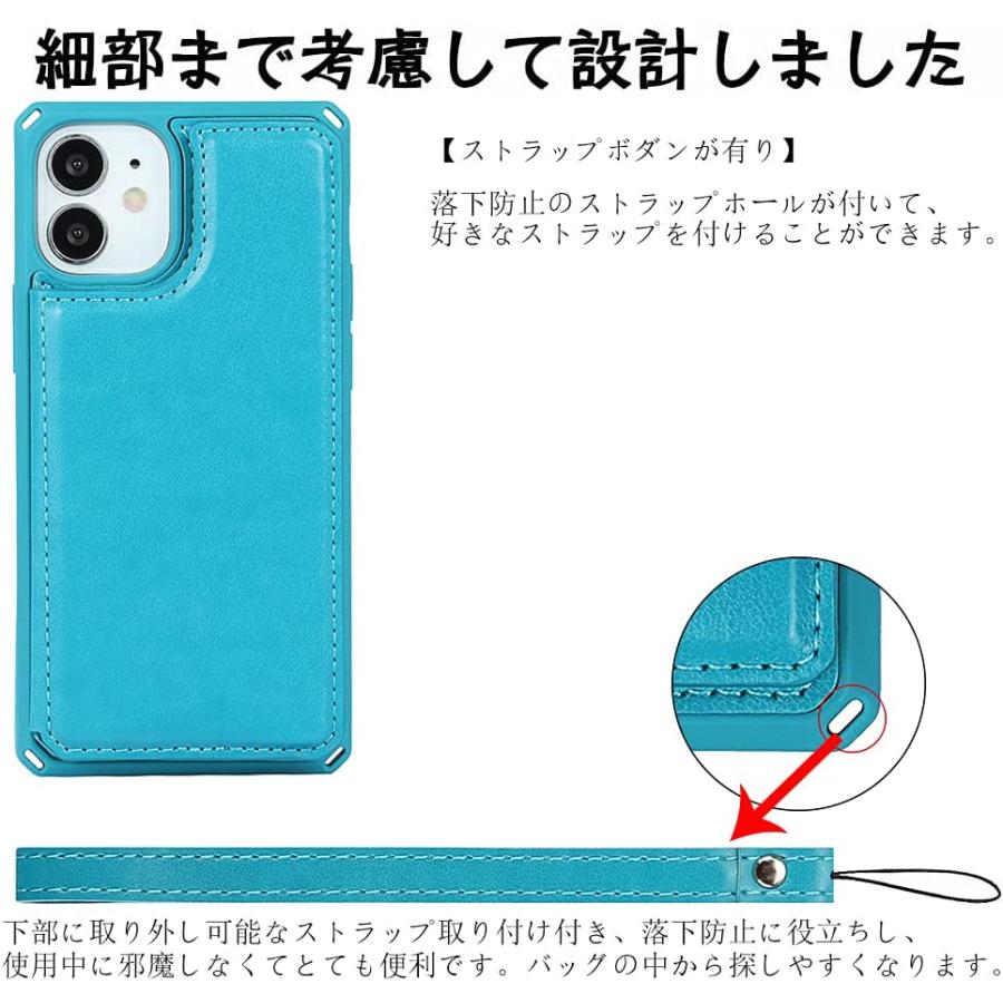 iPhone 13 ケース 背面手帳型 耐衝撃 iphone Pro Max カバー