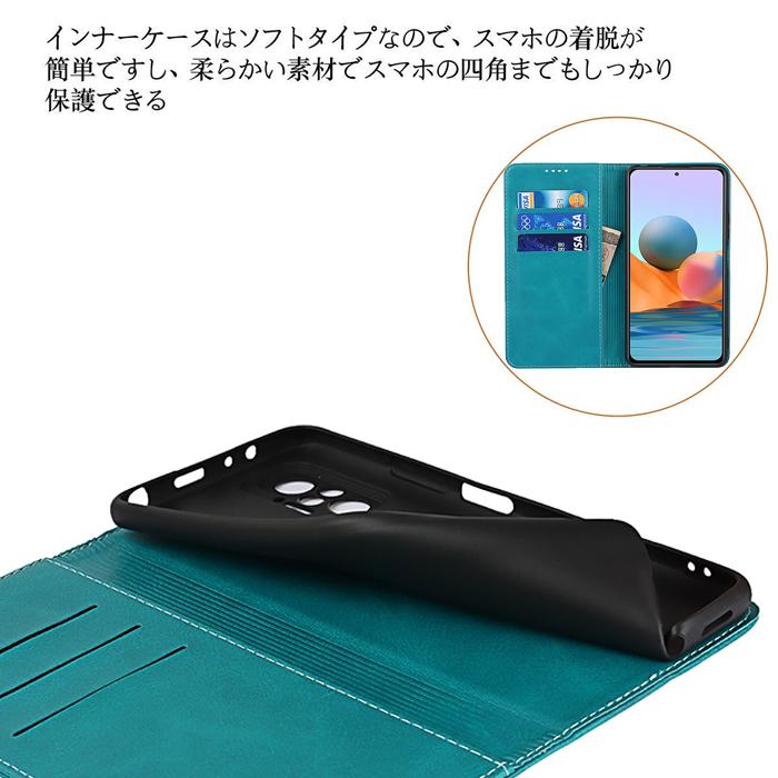 Redmi Note 10T ケース 手帳型 JE XIG02 au Redmi Note 10 Pro 携帯カバー シャオミ レドミー ノート 10 プロ スマホケース xiaomi カバー マグネット | Redmi | 16