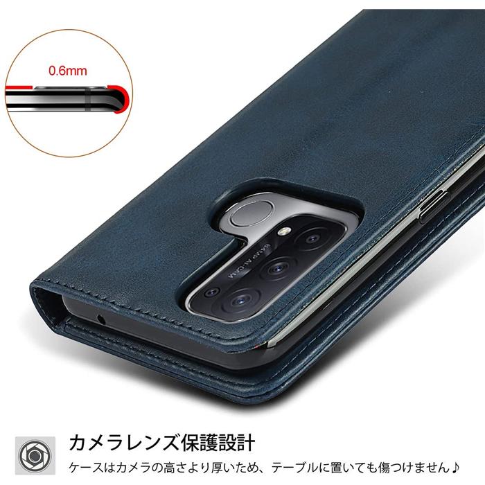 OPPO Reno9 A ケース 手帳型 Reno7 A oppo reno 5a スマホケース 耐衝撃 オッポ リノ 7a 手帳カバー reno 9a 内蔵マグネット OPG04  / Y!mobile 5G｜jaorty｜17