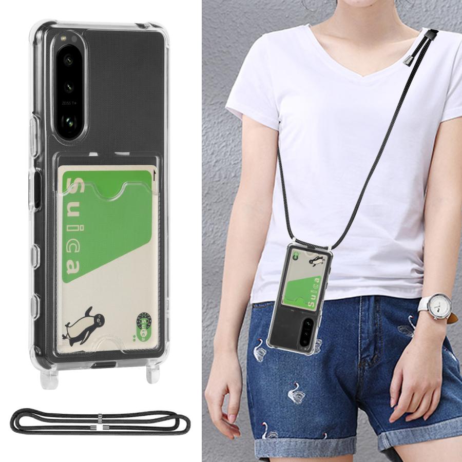 Jaorty肩掛けケース Xperia 5 Iii ケース Xperia10 Iv スマホケース Sony Xperia 10 耐衝撃 Sog05 Iii Docomo So 53b 第3世代 Au Lite ソニー エクスペリア5 カバー