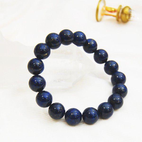 高品質！ラピスラズリブレスレット メンズ 鑑別カード付き : あこや