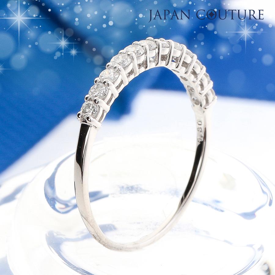 保証書付き プラチナダイヤリング