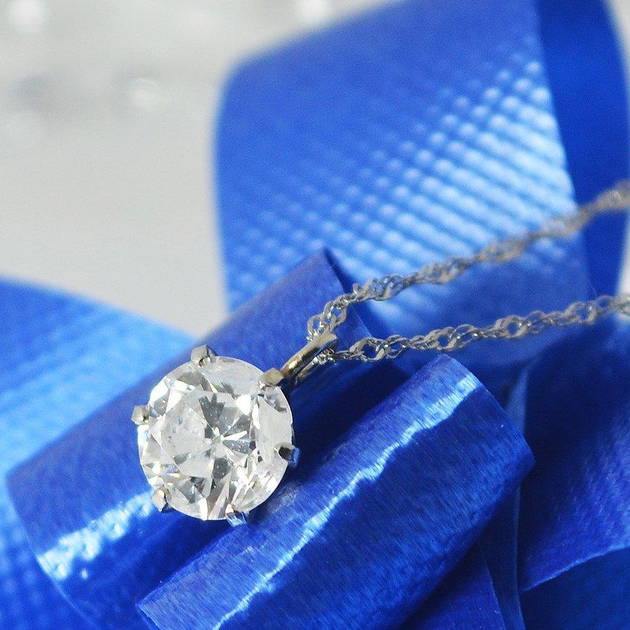 ダイヤモンド ペンダントネックレス プラチナ 0.5ct 40cm Pt900
