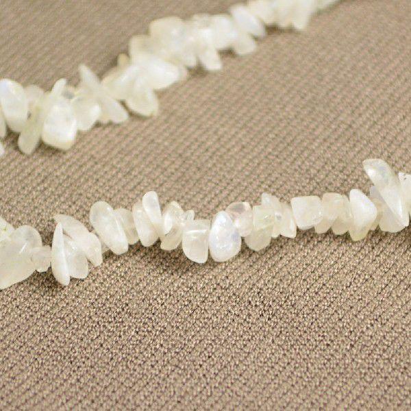 ムーンストーン ネックレス 日本製 誕生石 プレゼント 白い石 天然石