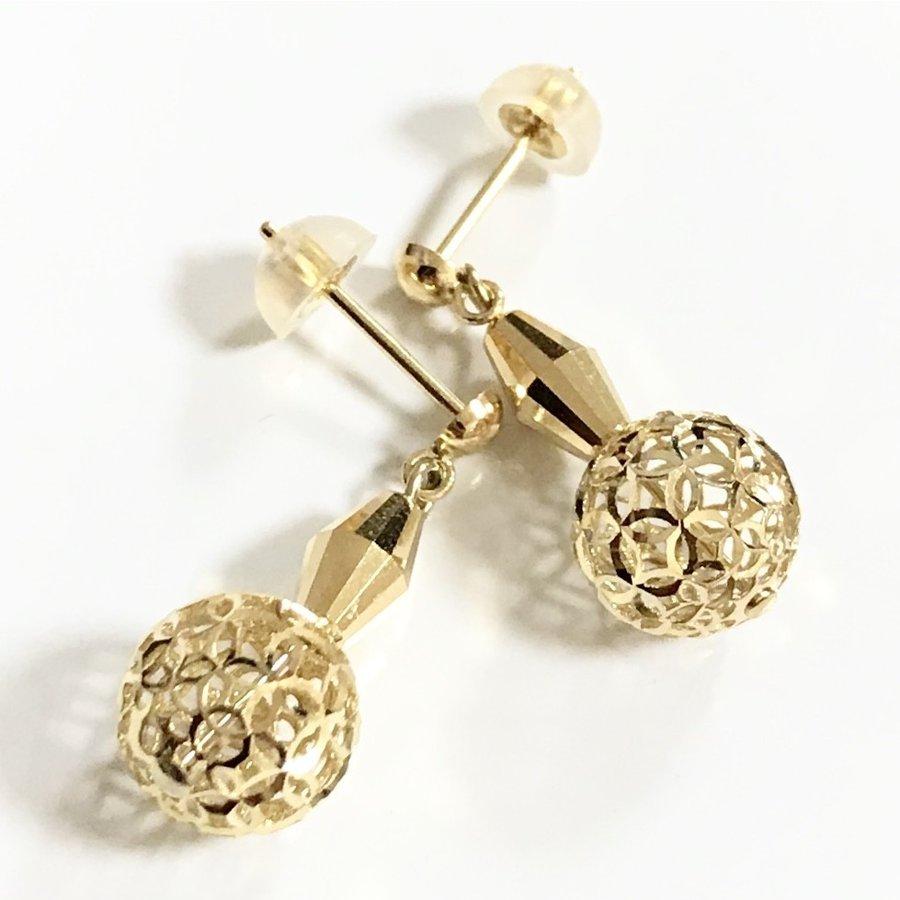 18金ピアス 透かし 18金 金 ゴールド K18ピアス 18金ピアス 日本製