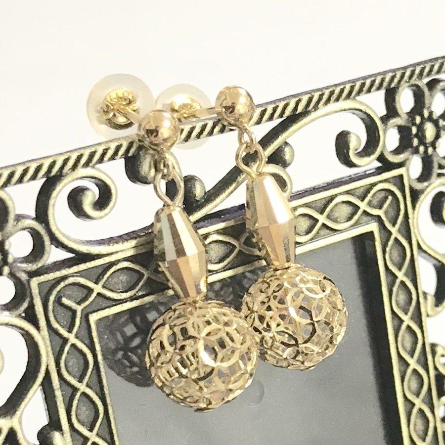 18金ピアス 透かし 18金 金 ゴールド K18ピアス 18金ピアス 日本製