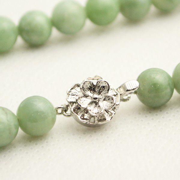 翡翠ネックレス ミャンマー産 8mm珠 翡翠 ひすい ネックレスセット