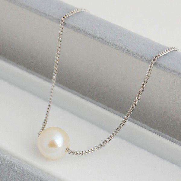 一粒ペンダント ネックレス 真珠 パール 大粒9mm あこや本真珠 パール