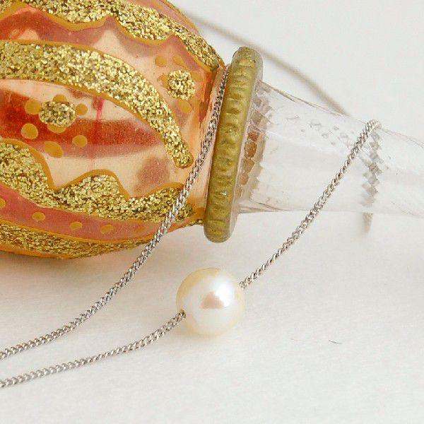 一粒ペンダント ネックレス 真珠 パール 大粒9mm あこや本真珠 パール