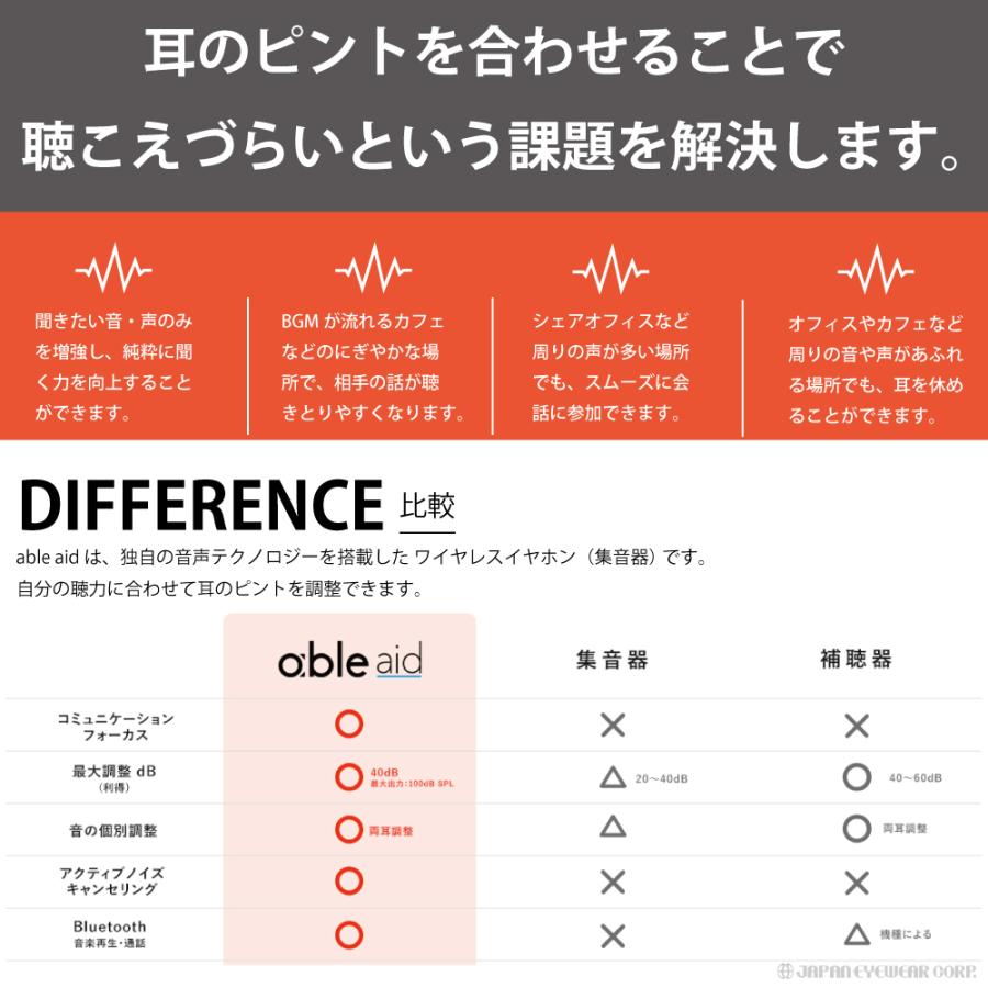 集音器 日本製 ワイヤレス 充電式 adle aid エイブルエイド 集音器 日本製 ワイヤレス 充電式 adle aid エイブルエイド