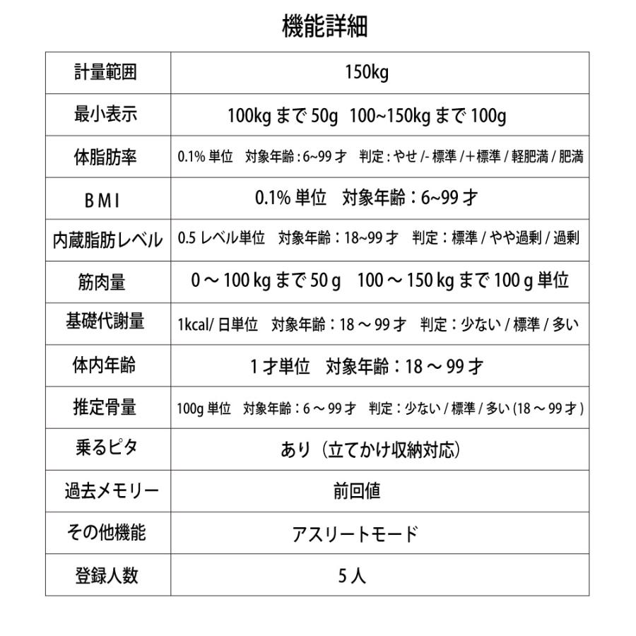 TANITA（タニタ） 体重 体組成計 体重計 体組成計 50g BC-314 WH