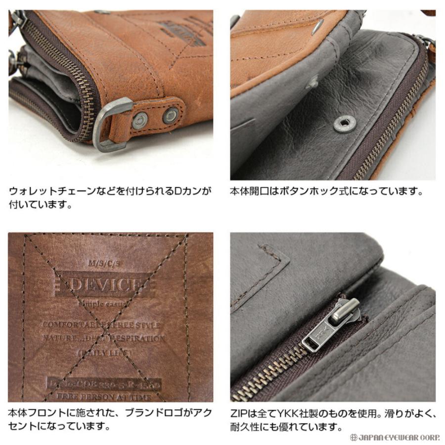 DEVICE（デバイス） 財布 本革 二つ折り work 本革二つ折り財布