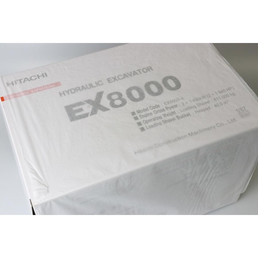 ミニチュア 日立建機 超大型油圧ショベル EX8000-6 *1/87 ミニチュア 日立建機 超大型油圧ショベル EX8000-6 *1/87