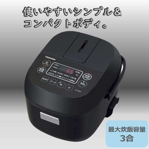 TOSHIBA RC-5MFM(K) 　東芝　炊飯器　３合炊き