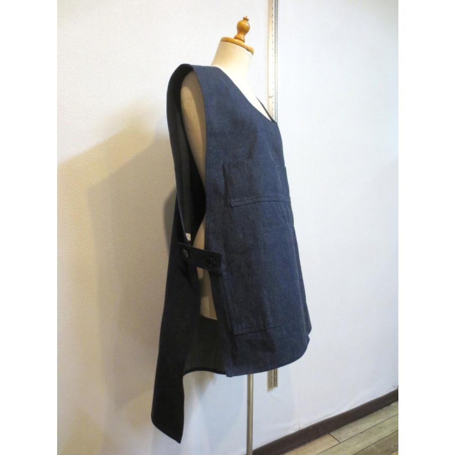 Dual Apron Wear 多目的デニム国産セルビッチ10オンス綿100%デニム使用オリジナルデザイン(意匠登録)男女兼用サイズフリー日本製 |  | 02