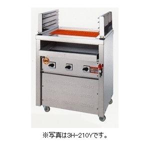 ヒゴグリラー　電気式焼物器　二刀流タイプ　床置型　3H-210Y　幅720×奥行550×高さ850(mm)　