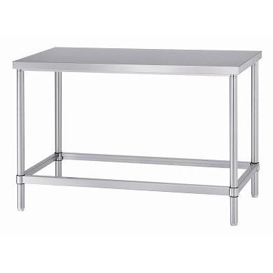 シンコー　作業台　WZ-6045(旧AZ-6045)　SUS430 四方枠仕様　幅600×奥行450×高さ800(mm)　組立式