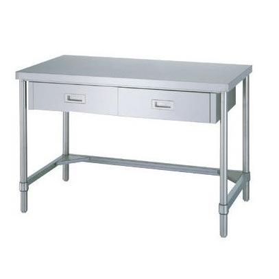 シンコー引出付作業台　WDTN型　SUS304　WDTN-7545(旧ADTN-7545)　幅750×奥行450×高さ800(mm)　組立式