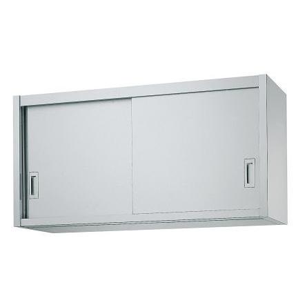 シンコー 吊戸棚 H型(片面ステレンス戸) SUS430 H60-12035 幅1200×奥行 