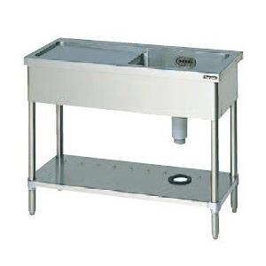 ☆関税込☆マルゼン　水切付一槽シンク　SUS304　BSM1X-126RN(右水切付)(バックガードなし)　幅1200×奥行600×高さ800(mm) 【個人配送不可】☆大人気☆