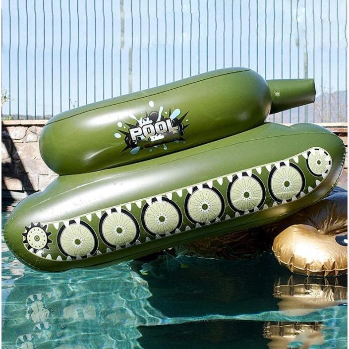 浮き輪 水鉄砲 プール 戦車型 水鉄砲 海水浴 海遊び 水遊び 夏の日 