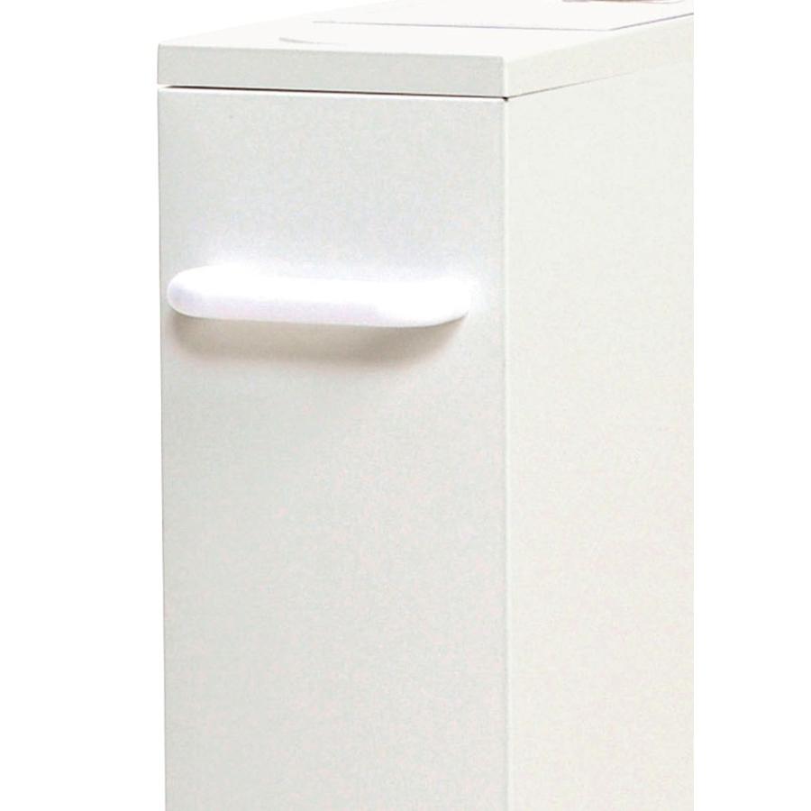 幅10cm 10kg用 スリム 米びつ スリムライスディスペンサー ホワイト