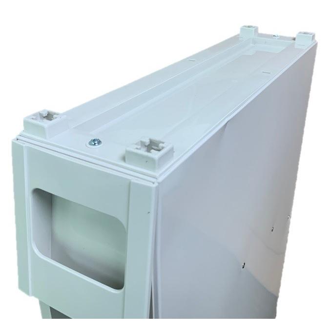 幅10cm 5kg用 スリム 米びつ スリムライスディスペンサー ホワイト