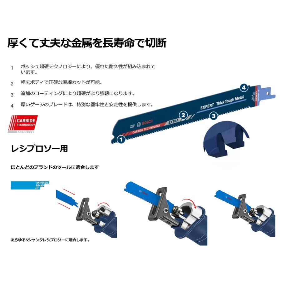 BOSCH（ボッシュ） 〈ボッシュ〉超硬セーバーソーブレード S1155CHC 10 