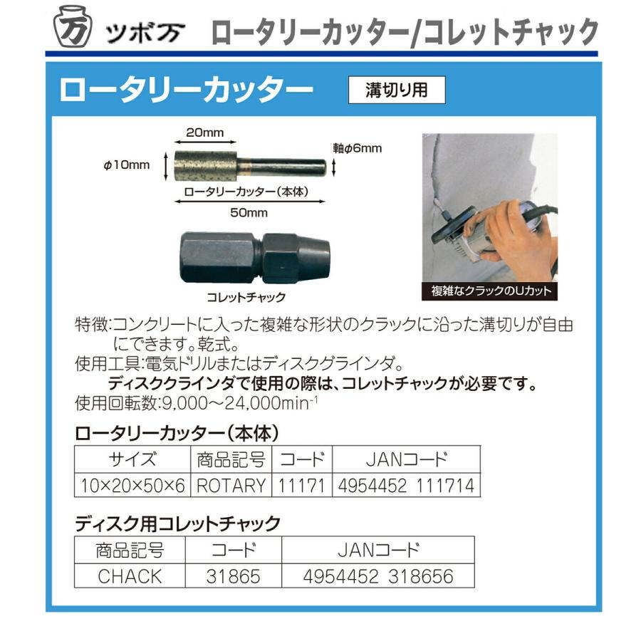 TSUBOMAN 〈ツボ万〉 ディスク用コレットチャック CHACK JAN：4954452318656 : プロ工具のJapan-Tool ...