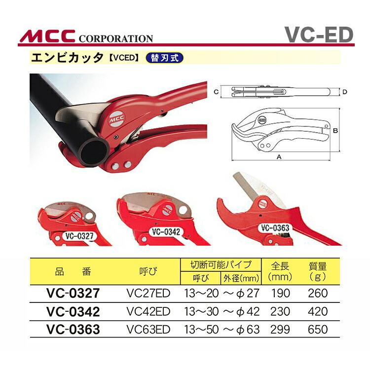 数量限定 〈MCC〉エンビカッター　VC-0327｜japan-tool｜02