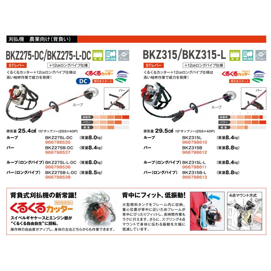 ハスクバーナ 〈ゼノア〉刈払機 草刈機 背負い式 エンジン